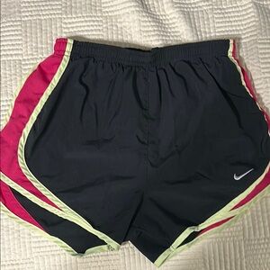 Nike Black and Red Athletic Shorts